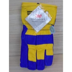 North Polar 3M Thinsulate Insulated Waterproof‎ Leather Warm Work Gloves Mens